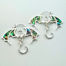 Load image into Gallery viewer, Abalone Dragons - M/Silver w/Abalone