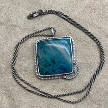 Load image into Gallery viewer, Kaylee - Apatite and Sterling Silver Necklace