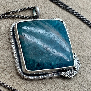 Kaylee - Apatite and Sterling Silver Necklace