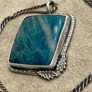 Kaylee - Apatite and Sterling Silver Necklace