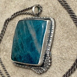 Kaylee - Apatite and Sterling Silver Necklace