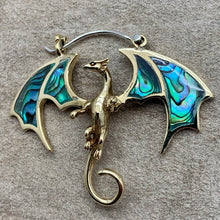 Load image into Gallery viewer, Abalone Dragons - M/Brass w/Abalone