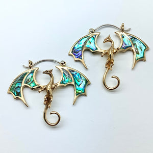 Abalone Dragons - M/Brass w/Abalone