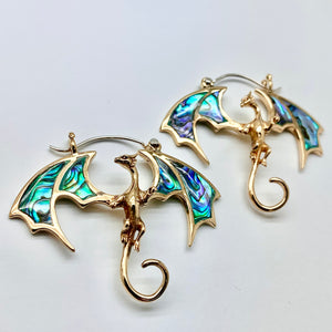 Abalone Dragons - M/Brass w/Abalone