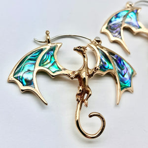 Abalone Dragons - M/Brass w/Abalone