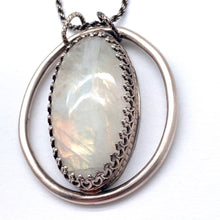 Load image into Gallery viewer, Carro - Moonstone and Sterling Silver Necklace