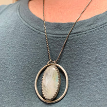 Load image into Gallery viewer, Carro - Moonstone and Sterling Silver Necklace