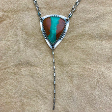 Load image into Gallery viewer, Azteca - Chrysoprase and Sterling Silver Necklace