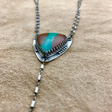 Load image into Gallery viewer, Azteca - Chrysoprase and Sterling Silver Necklace