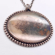 Load image into Gallery viewer, Autumn - Dendrite and Sterling Silver Necklace