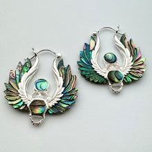 Load image into Gallery viewer, Phoenix Scarabs - S/Abalone w/Silver