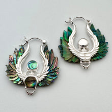 Load image into Gallery viewer, Phoenix Scarabs - S/Abalone w/Silver