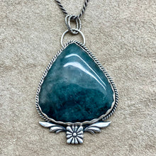 Load image into Gallery viewer, Belladonna - Gray Moonstone and Sterling Silver Necklace