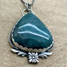 Load image into Gallery viewer, Belladonna - Gray Moonstone and Sterling Silver Necklace