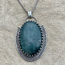 Load image into Gallery viewer, Helena - Gray Moonstone and Sterling Silver Necklace