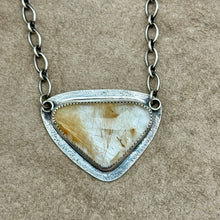 Load image into Gallery viewer, Nella - Rutilated Quartz and Sterling Silver Necklace