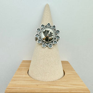 Dendrite Ring (Size 7) - Flower Power