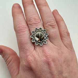 Dendrite Ring (Size 7) - Flower Power