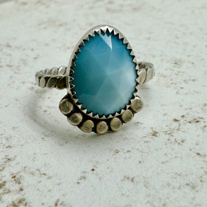 Opal Ring (Size 6.5) - Halo