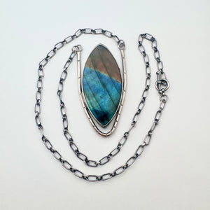 Venus - Labradorite and Sterling Silver Necklace