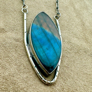 Venus - Labradorite and Sterling Silver Necklace