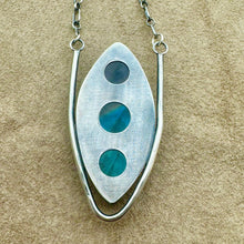 Load image into Gallery viewer, Venus - Labradorite and Sterling Silver Necklace