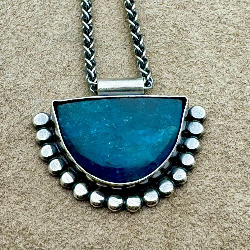 Azteca - Apatite and Sterling Silver Necklace