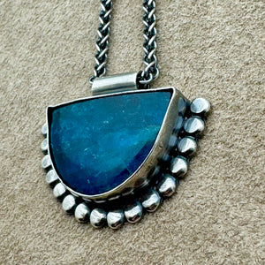 Azteca - Apatite and Sterling Silver Necklace