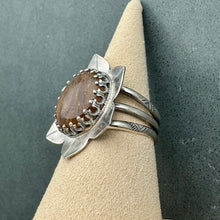 Load image into Gallery viewer, Rutilated Quartz Ring (Size 8.25) - Lotus