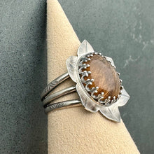 Load image into Gallery viewer, Rutilated Quartz Ring (Size 8.25) - Lotus