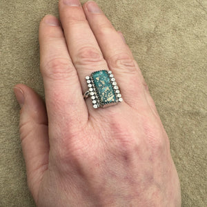 Persian Turquoise Ring (Size 7.75) - Temple