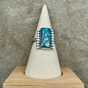 Persian Turquoise Ring (Size 7.75) - Temple