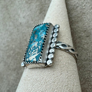 Persian Turquoise Ring (Size 7.75) - Temple