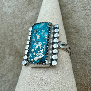 Persian Turquoise Ring (Size 7.75) - Temple