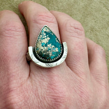 Load image into Gallery viewer, Persian Turquoise Ring (Size 8.25) - Warrior