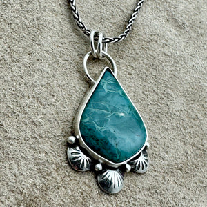 Ophelia - Skaggs Jasper and Sterling Silver Necklace