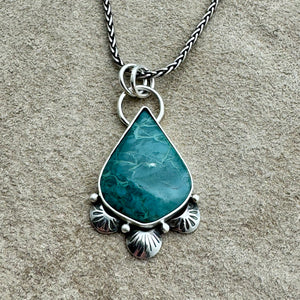 Ophelia - Skaggs Jasper and Sterling Silver Necklace