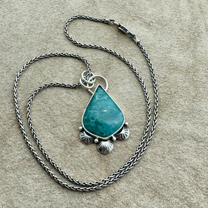 Ophelia - Skaggs Jasper and Sterling Silver Necklace