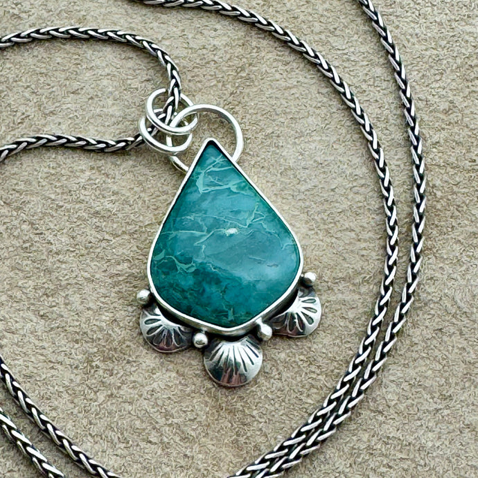 Ophelia - Skaggs Jasper and Sterling Silver Necklace