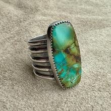 Load image into Gallery viewer, Hidalgo - Jazzy Polychrome Turquoise Ring (Size 6.75)