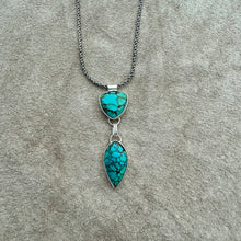 Load image into Gallery viewer, Trina - Polychrome Turquoise and Sterling Silver Necklace