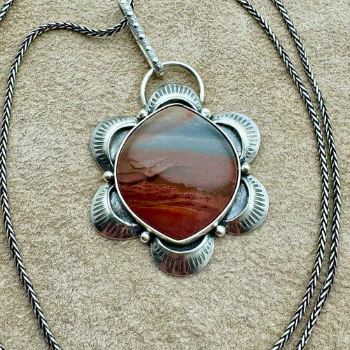 Nova - Polychrome Jasper and Sterling Silver Necklace