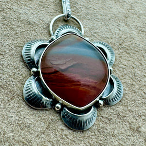 Nova - Polychrome Jasper and Sterling Silver Necklace
