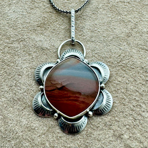 Nova - Polychrome Jasper and Sterling Silver Necklace