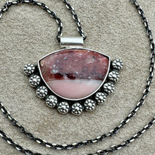 Load image into Gallery viewer, Thayla - Australian Pink Opal and Sterling Silver Necklace
