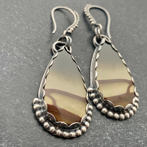 Jaelynn - Polychrome Jasper and Silver Earrings