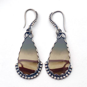 Jaelynn - Polychrome Jasper and Silver Earrings