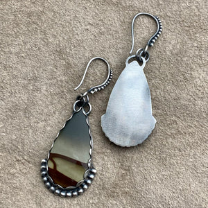 Jaelynn - Polychrome Jasper and Silver Earrings