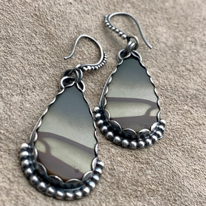 Jaelynn - Polychrome Jasper and Silver Earrings