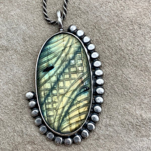 Aphrodite - Labradorite and Sterling Silver Necklace